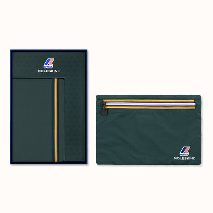 K-WAY GREEN DK BOX NB+POUCH