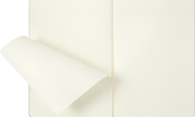 CAHIER JNLS A4 RUL BLK-KR.BROWN-CRAN.RED