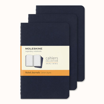 CAHIER JNLS PK RUL INDIGO.BLU