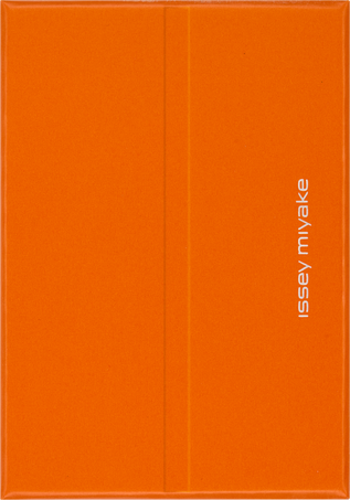 BUSINESS CARD HOLD. ORANGE ISSEY MIYAKE