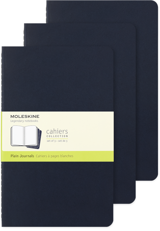 CAHIER JNLS LG PLA INDIGO.BLU