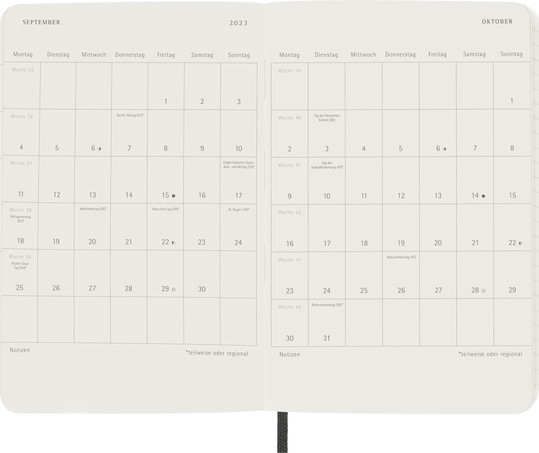 12M WKLY NTBK PK BLK SOFT DE