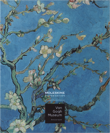 Coffret collector Musée Van Gogh Carnet de croquis, cahier, crayon et taille-crayon - Front view