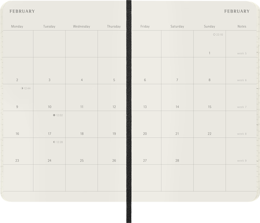 12M MONTHLY PK BLK SOFT