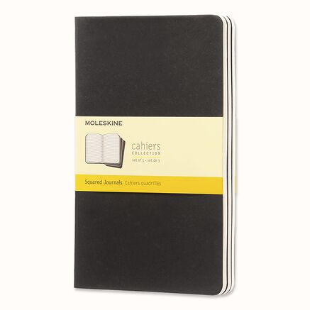 CAHIER JNLS LG SQU BLACK