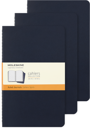CAHIER JNLS LG RUL INDIGO.BLU