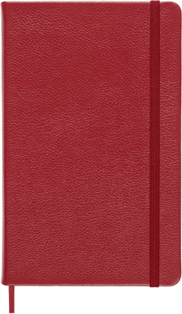 Cuaderno Classic LC NB LEATHER LG RUL HRD OP.BOX BORD.RED