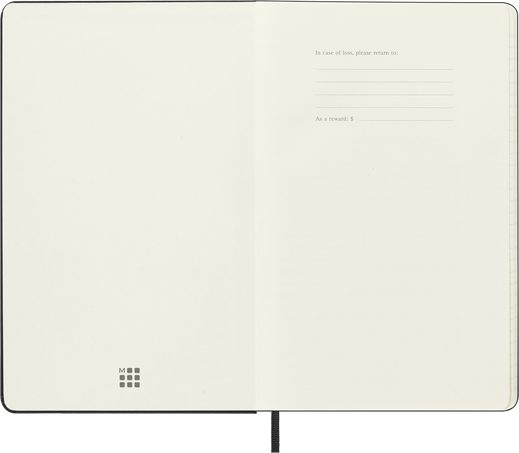 18M WKLY NTBK LG BLK HARD