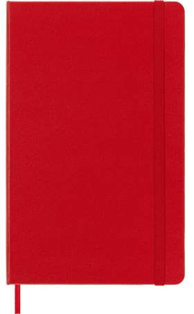 Cuaderno Classic Tapa dura, Rojo Escarlata - Front view