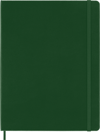 Classic Notebook Hard Cover, Myrtle Green - Front view