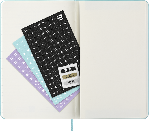 12M WKLY NTBK LG AQUAMARINE HARD