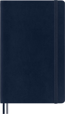 Cuaderno Classic ampliado Tapa blanda, Azul Zafiro - Front view
