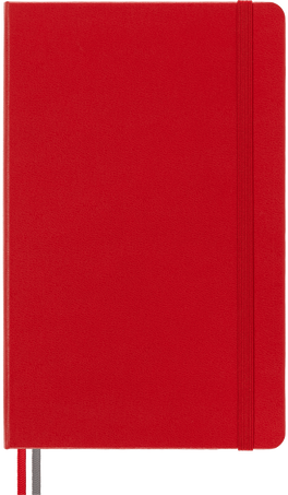 Classic Notebook Expanded Hard Cover, Scarlet Red - Front view
