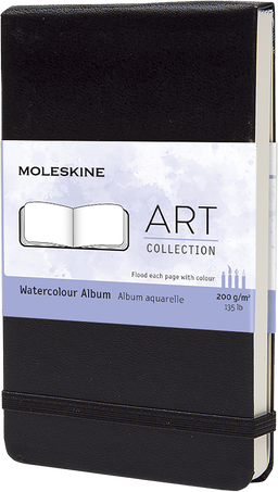 Watercolour Album ART WATERCOLOR ALBUM PKT BLK