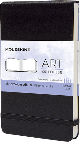 Watercolour Album Art Collection, Black - Front view