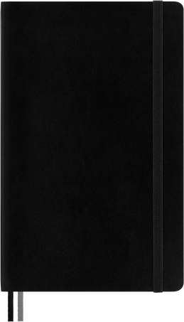 Cuaderno Classic ampliado Tapa blanda, Negro - Front view