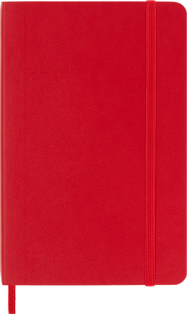 Classic Notizbuch Weicher Einband, Scharlachrot - Front view