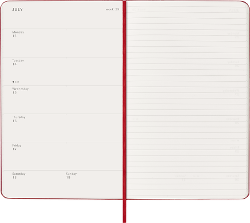 12M WKLY NTBK LG S.RED HARD