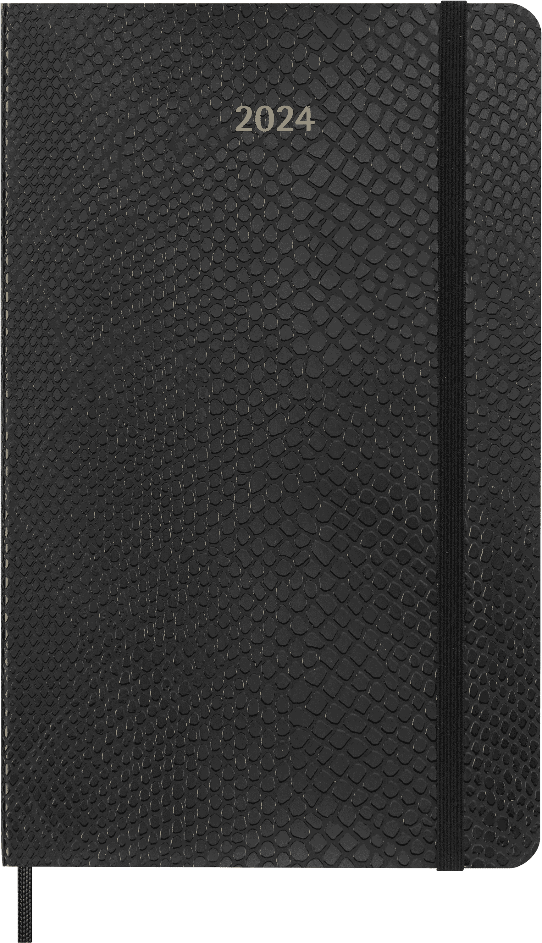 Precious & Ethical Notebook Vegan Soft Cover, Python-effect, Plain Green - View #3
