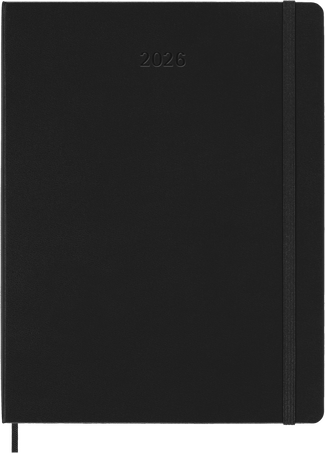 12M WKLY NTBK XL BLK HARD