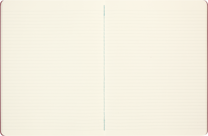 CAHIER JNLS XL RUL PATTERN GRN-BLUE-RED