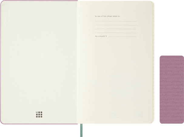 NOTEBOOK LG RULED HRD MAJESTIC PINK+TEXT