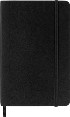 Carnet Classic Couverture souple, Noir - Front view