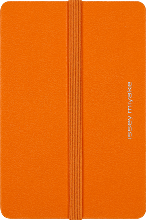BUSINESS CARD HOLD. ORANGE ISSEY MIYAKE