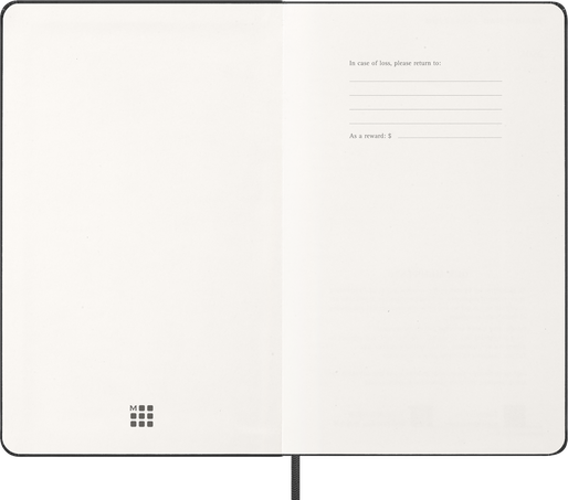 12M WKLY VERT LG BLK HARD