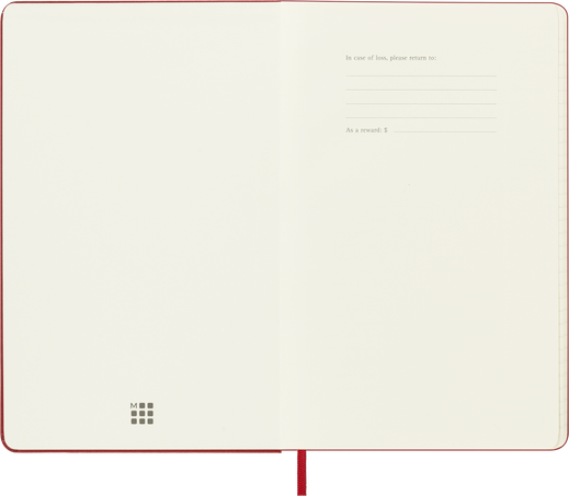 18M WKLY NTBK LG S.RED HARD