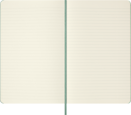 NOTEBOOK LG RULED HARD SAGE GREEN+TEXT