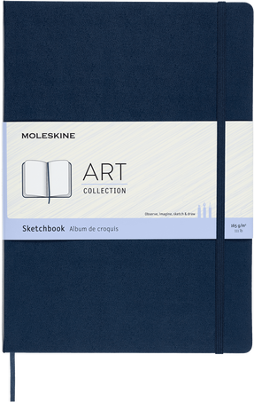 Sketchbook Art Collection, Sapphire Blue - Front view