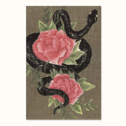 SNAKE ROSES- LARGE RULED NOTEBOOK + BOX