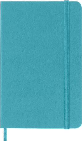 Carnet Classic Couverture rigide, Bleu Récif - Front view