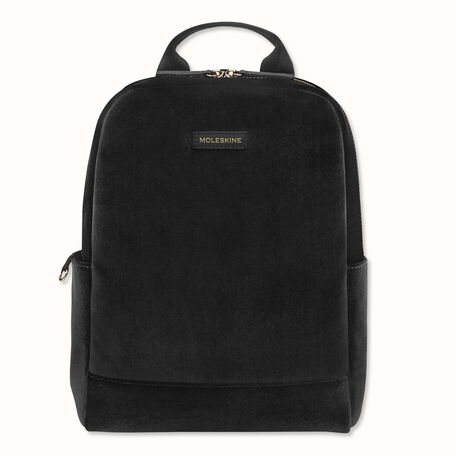 Textile Backpack Velvet Black | Moleskine display picture 1