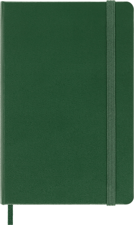 Classic Notebook Hard Cover, Myrtle Green - Front view