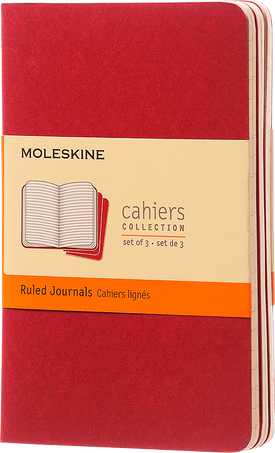 Cahier Journals CAHIER JNLS PK RUL CRANB.RED