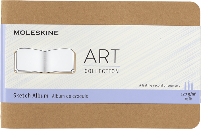Album de croquis ART CAHIER SKETCH ALBUM PK KRAFT BROWN