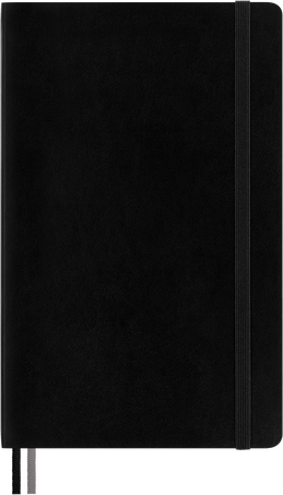 Classic Notizbuch erweitert Weicher Einband, Schwarz - Front view