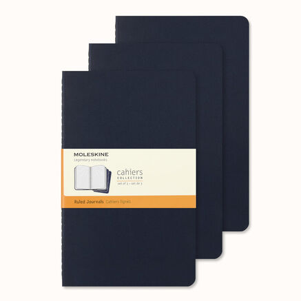 CAHIER JNLS LG RUL INDIGO.BLU