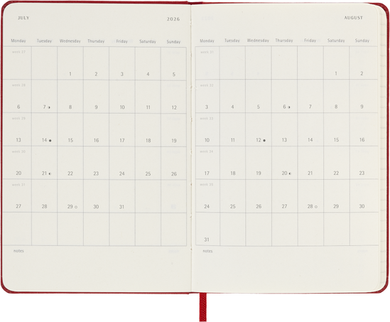 12M WKLY NTBK PK S.RED HARD