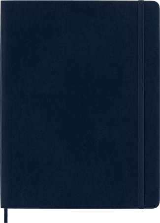 Classic Notebook Soft Cover, Sapphire Blue - Front view