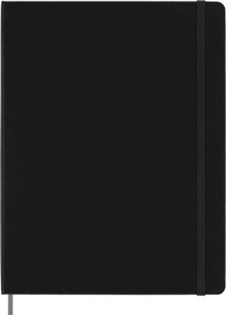 Smart Notebook Couverture rigide, Noir - Front view