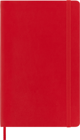 Записная книжка Classic Мягкая обложка, Алый Kрасный - Front view