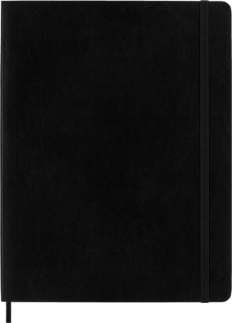Записная книжка Classic NOTEBOOK XL RUL-PLA BLACK SOFT