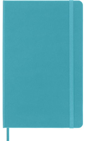 Carnet Classic Couverture rigide, Bleu Récif - Front view