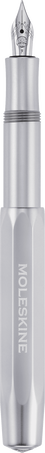 Fountain Pen Moleskine x Kaweco Aluminium, Silver - Front view