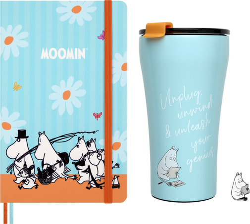 BUNDLE - NTBK + TUMBLER + PIN MOOMIN