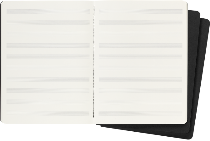 ART CAHIER MUSIC XL BLACK