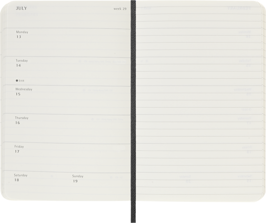 12M WKLY NTBK PK BLK SOFT